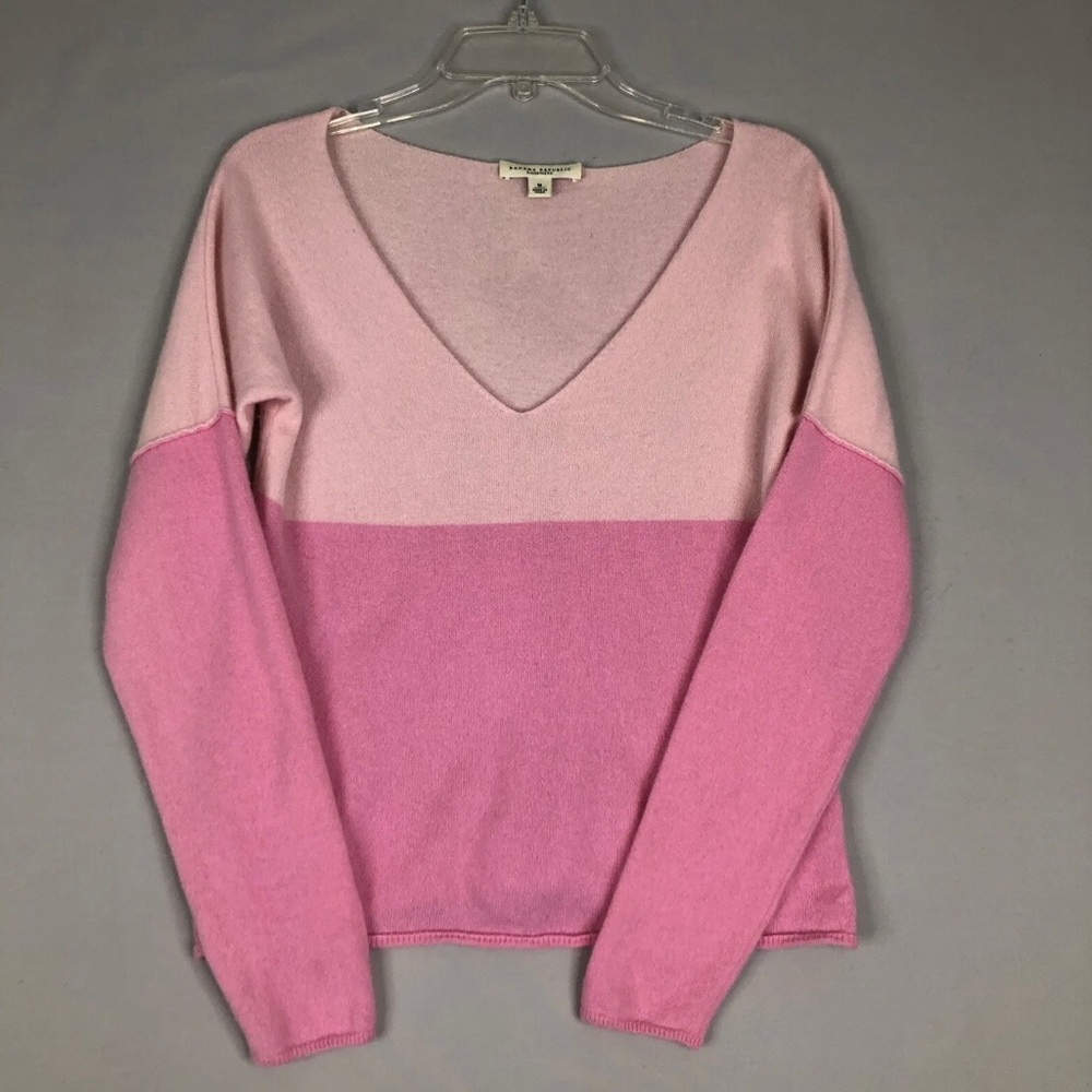 Banana Republic Cashmere Pink Sweater Barbie Barbiecore Size M